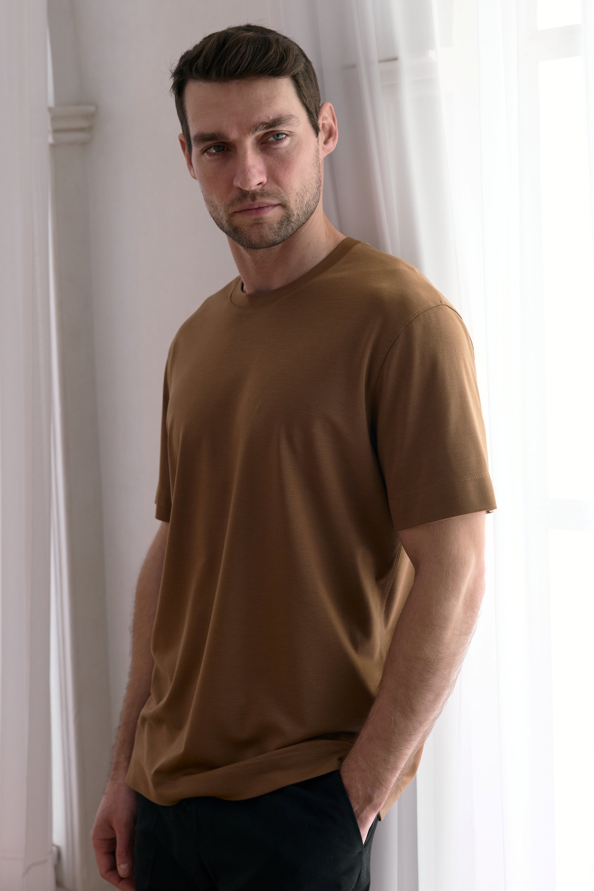 Crewneck Jersey T-Shirt