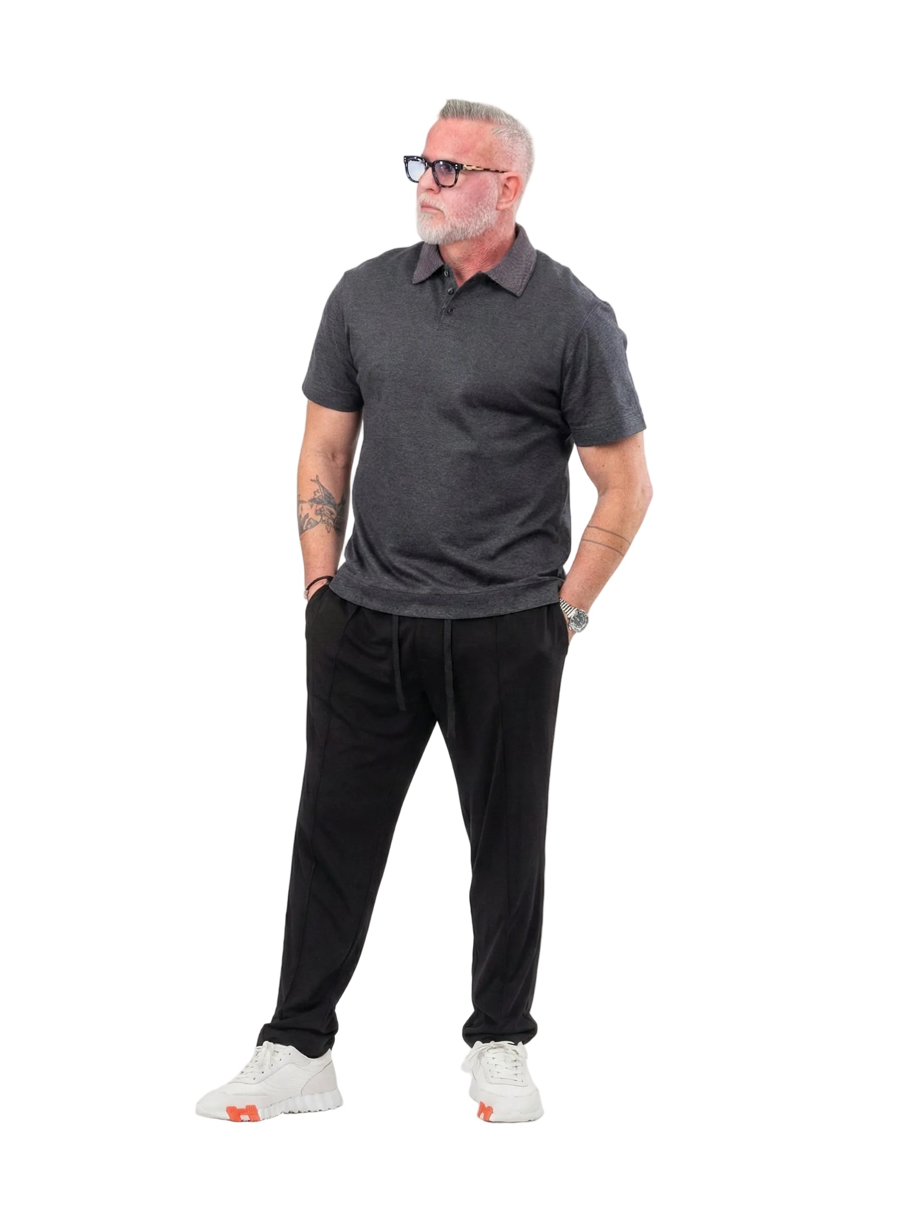 Graphite Honeycomb Polo