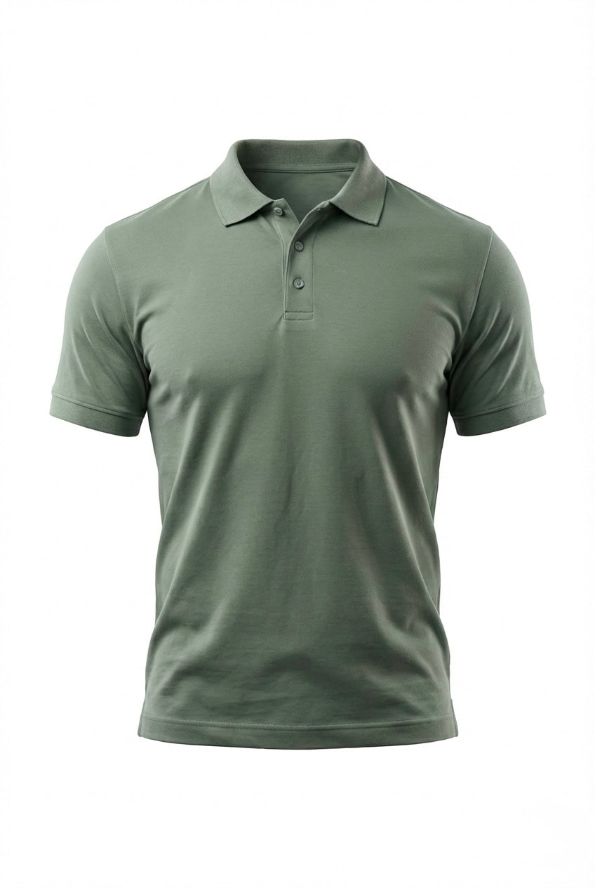 Olive Honeycomb Polo