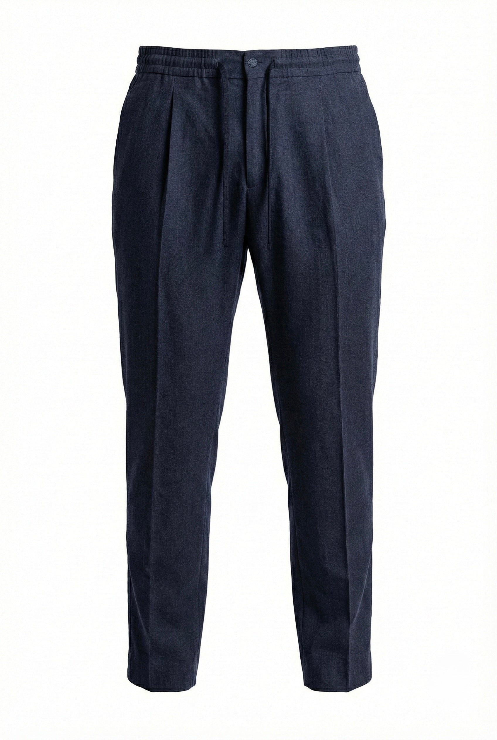 Midnight Navy Linen Trousers
